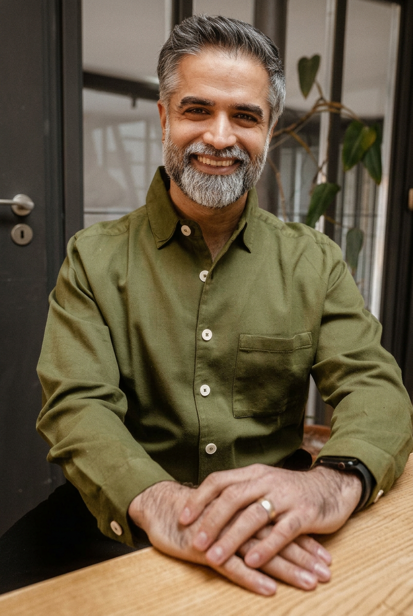 Vishal Jodhani smiling outdoors